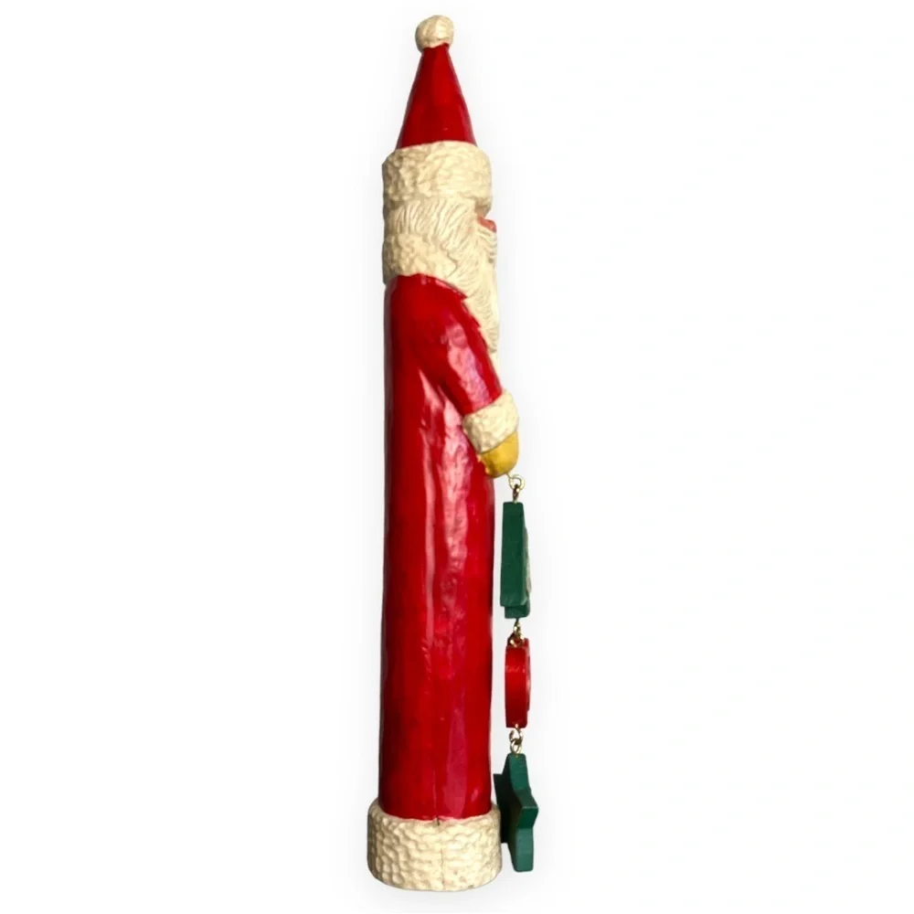 Vintage Kurt S Adler Santa Folk Art Country JOY 11